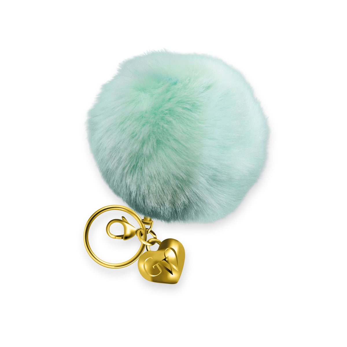 Mint Julep Heart of Gold Charm & Poof