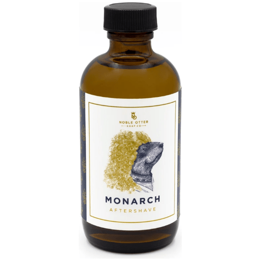 Noble Otter Soap Co. Monarch Shaving Collection Shaving Set Pasteur Pharmacy Aftershave Splash 4 oz