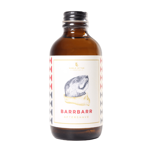 Noble Otter Soap Co. Barrbarr Shaving Collection Shaving Set Pasteur Pharmacy Aftershave Splash 4 oz