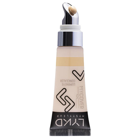 LYKD Metal-Tipped Concealer for Flawless Coverage - High Coverage, Long-Lasting Makeup with Innovative Applicator