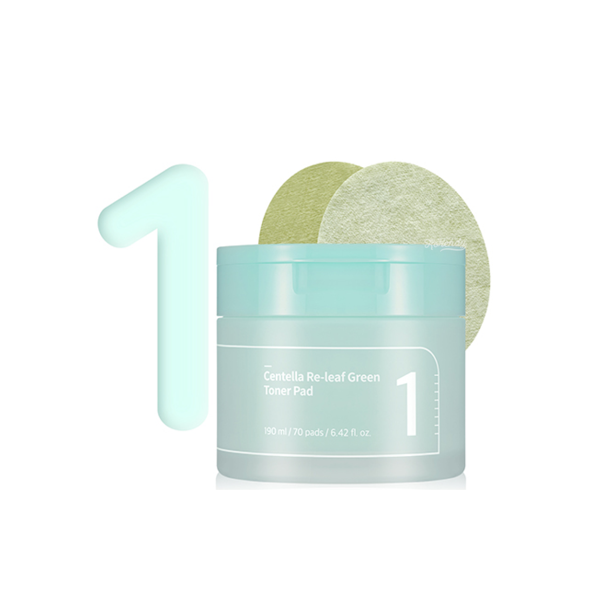 Numbuzin No.1 Centella Re Leaf Green Toner Pad Soothing Care 190ml