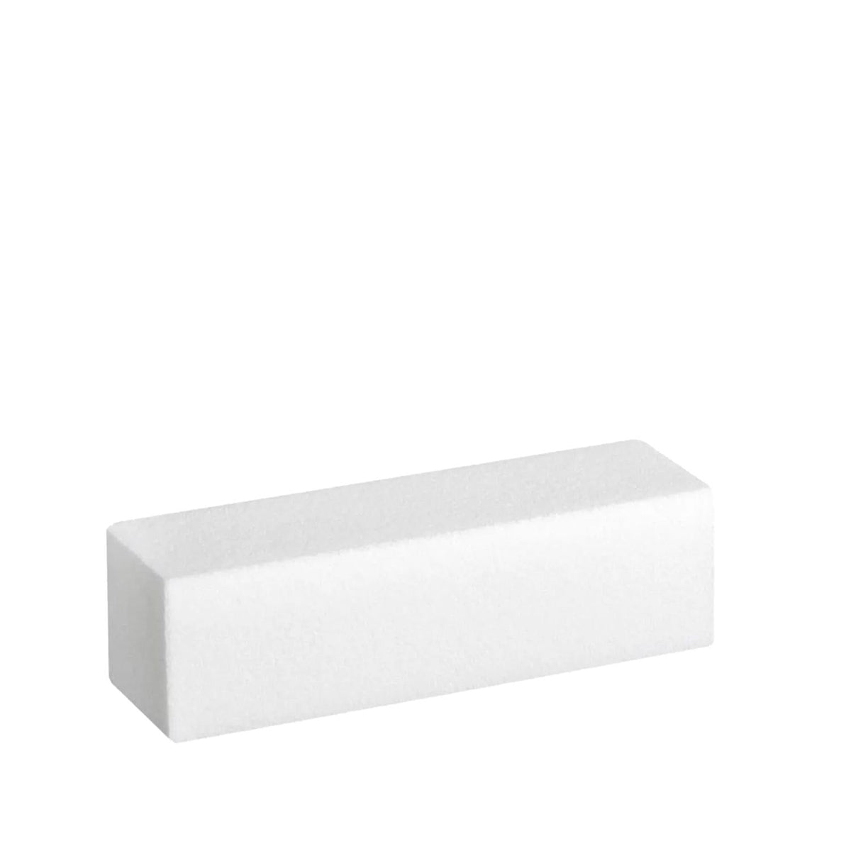 Claris Block Nail Buffer for Smooth Shine White C-47014