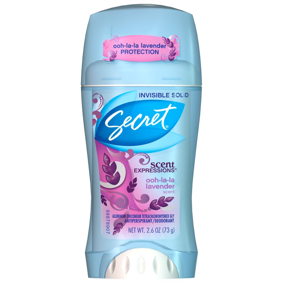 Secret Fresh Invisible Solid Antiperspirant And Deodorant, Lavender Scent, 2.6 Oz Deodorant Pasteur Pharmacy