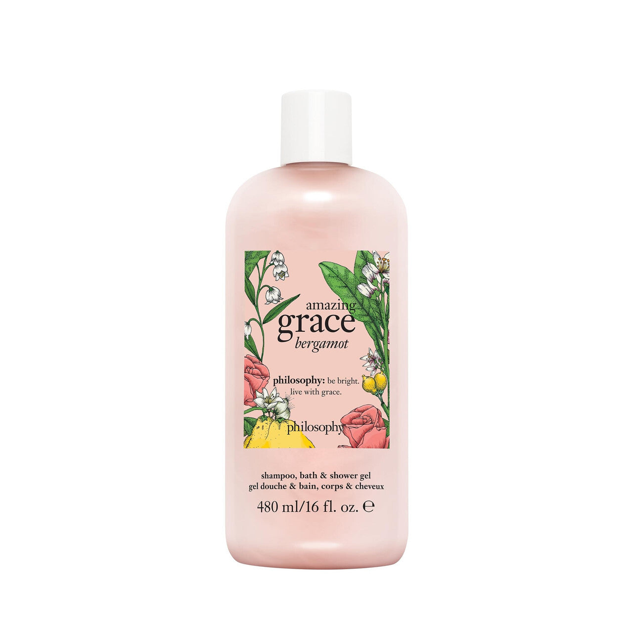 PHILOSOPHY AMAZING GRACE BERGAMOT 16 OUNCES SHAMPOO, BATH & SHOWER GEL Unisex Fragrant Nest