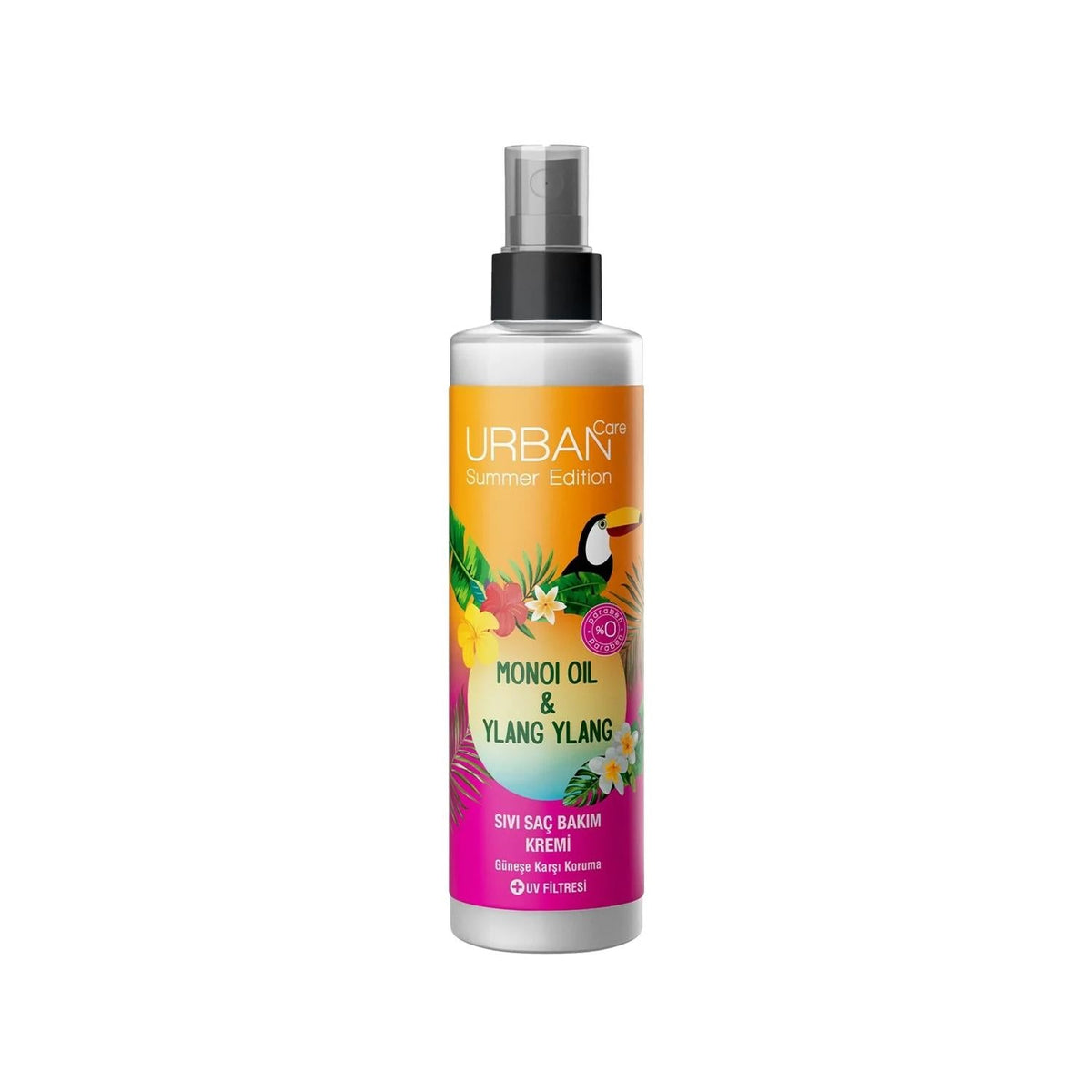 URBAN Care Monoi Oil & Ylang Ylang Hair Care Cream - Nourishing Sunscreen for Hair Protection, 6.76 fl oz
