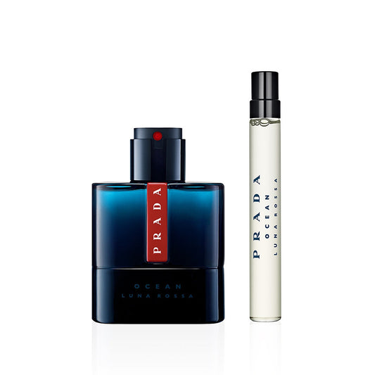 Prada luna rossa ocean 2 pcs set for men: 3.3 eau de toilette spray refillable + 0.33 eau de toilette spray refillable MEN Fragrant Nest