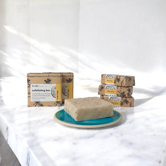 To Be Hawai'i Lilikoi Citrus Exfoliating Soap Bar Handcrafted Soap To Be Hawai'i