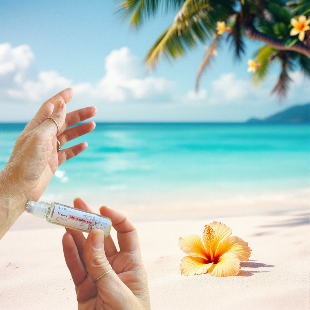 To Be Hawai'i Island Tuberose Luxury Perfume Roller Bath & Body To Be Hawai'i