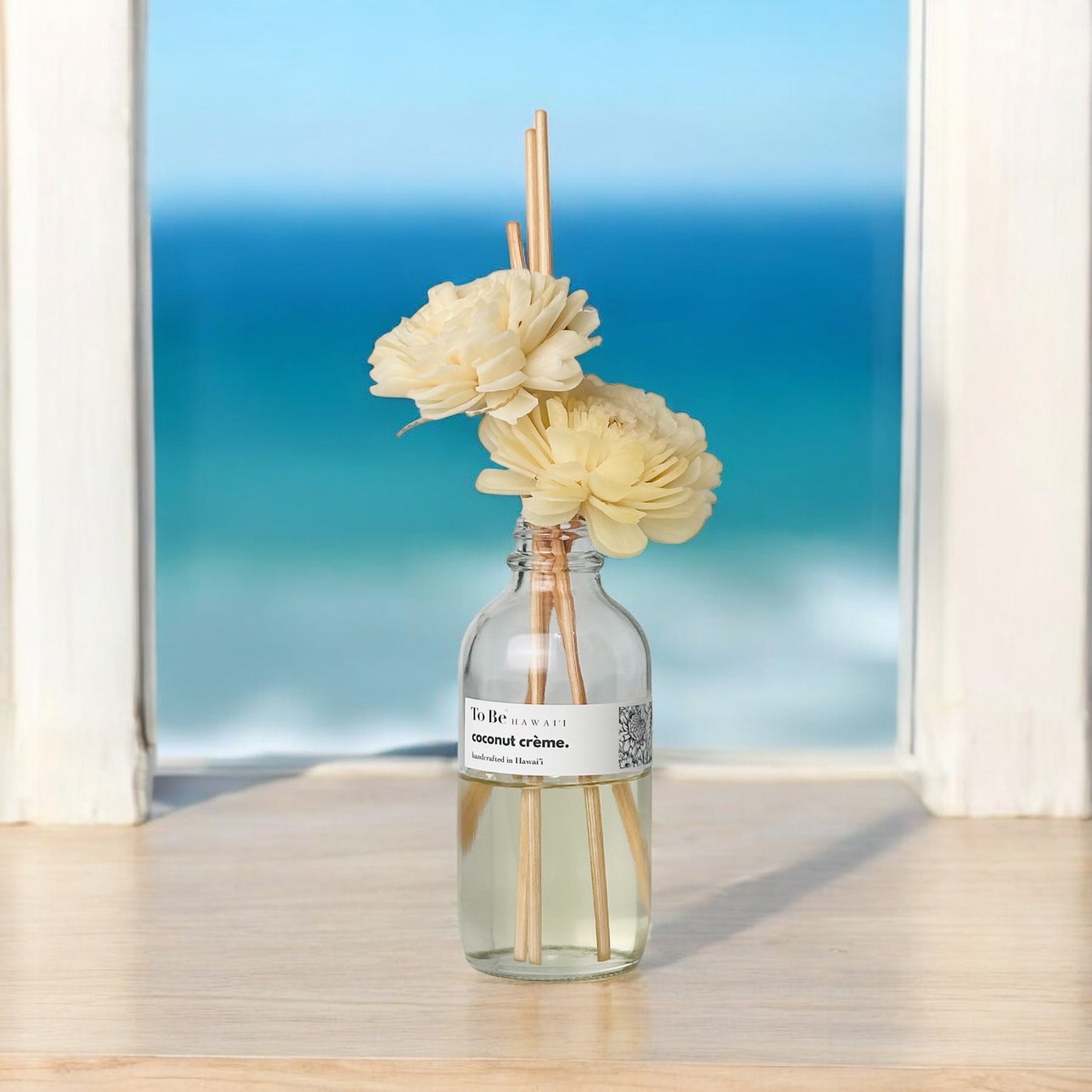 To Be Hawai'i Coconut Creme Reed Diffuser Reed Diffuser To Be Hawai'i