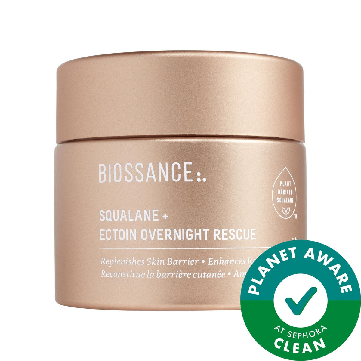 Ectoin Overnight Rescue: Deep Repair Night Moisturizer with Squalane - Vegan, Cruelty-Free, & Intense Hydration for Dry, Aging Skin