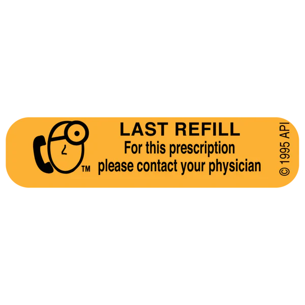 Label Last Refill 177 Ct Medical Supplies Pasteur Pharmacy