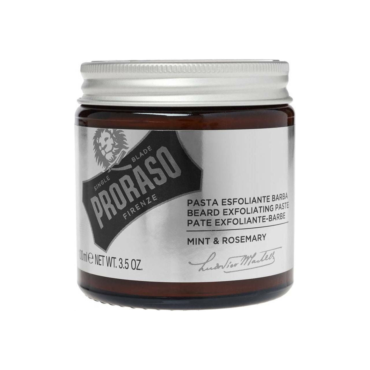 Proraso Beard Exfoliating Paste Mint & Rosemary 3.5 Oz Beard Exfoliating Paste Pasteur Pharmacy