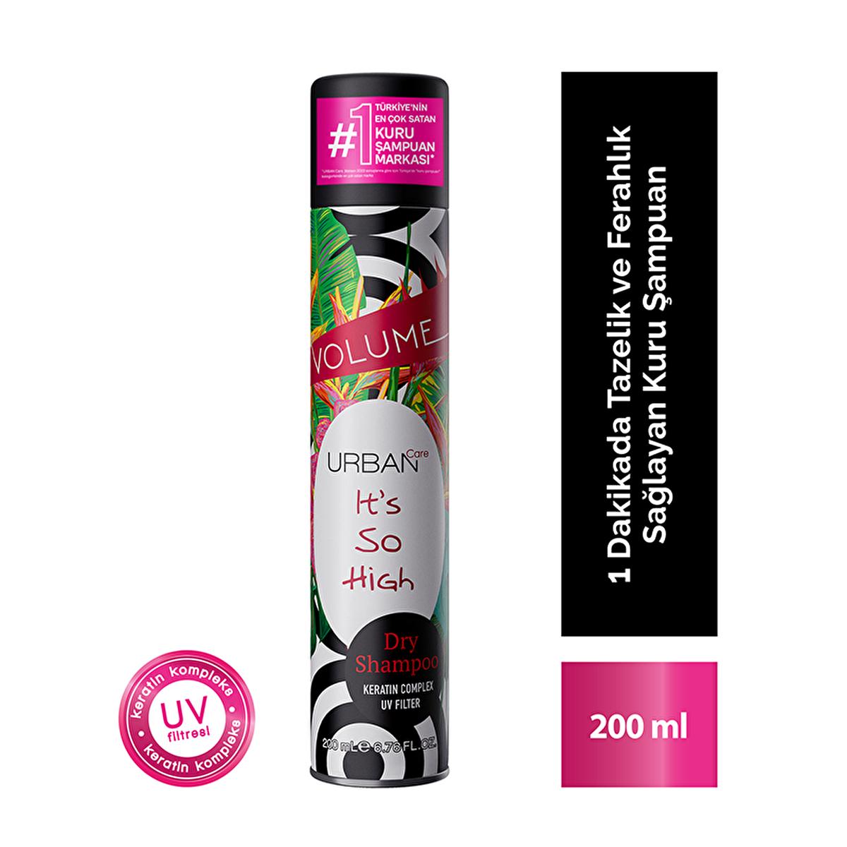 Urban Care Its So High Volumizing Dry Shampoo - Oil Absorbing, Hair Refresher & Instant Cleanser for Oily Hair - Adds Volume & Body