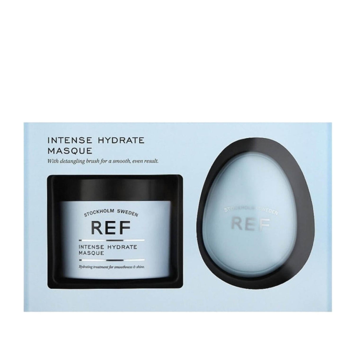 REF Intense Hydrate 250ml Hair Care Mask with Application Comb - Moisturizing Hair Treatment for Dry or Damaged Hair