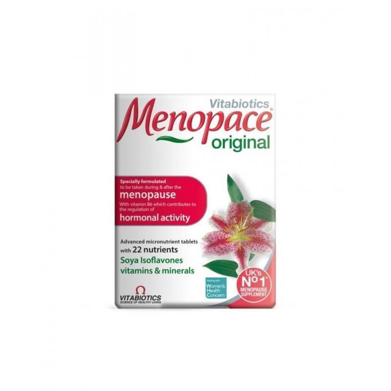 Vitabiotics Menopace Original Multivitamin for Menopause - Women's Health Supplement, 30 Tablets