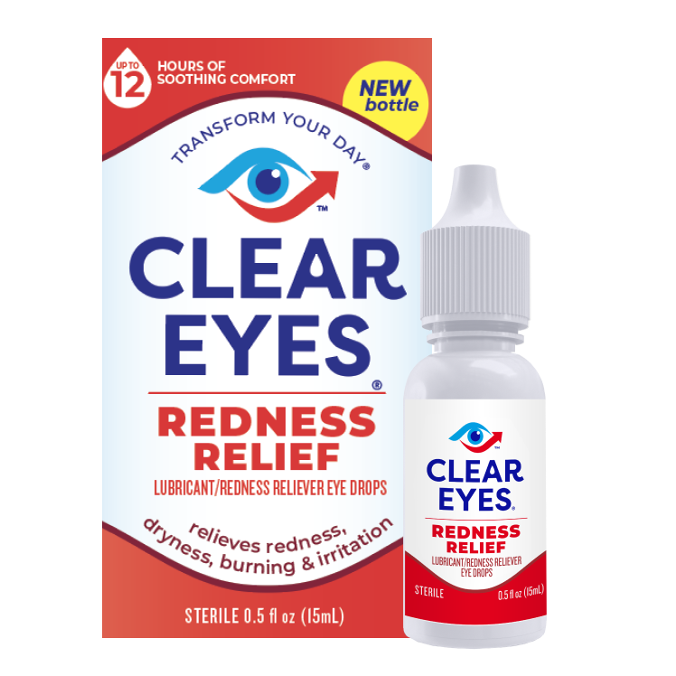 Clear Eyes 12 Hour Relief Eye Drops 24 Piece Retail Floor Display Personal Care Pasteur Pharmacy