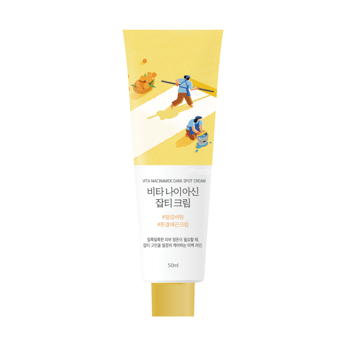Crème anti-taches Vita Niacinamide de Round Lab, soin éclaircissant 50 ml