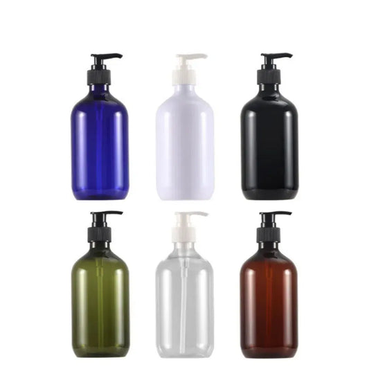 Color: plum, Ships From: CHINA - 500ml Portable Soap Dispensers Lotion Shampoo Shower Gel Holder Soap Dispenser Empty Bath Pump Bottle Bathroom Storage Bottle