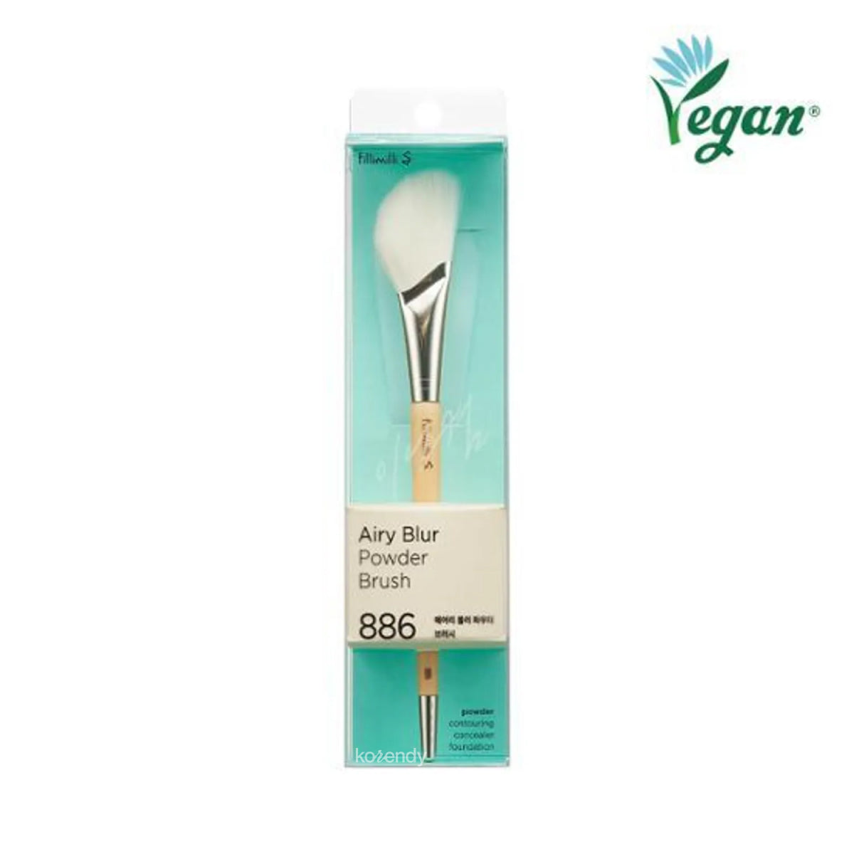 Brocha para polvos Fillimilli S Airy Blur 886, herramienta de difuminado suave