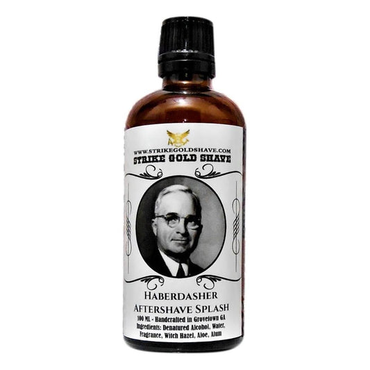 Strike Gold Shave Haberdasher Shaving Collection Shaving Set Pasteur Pharmacy Aftershave 3.4 oz