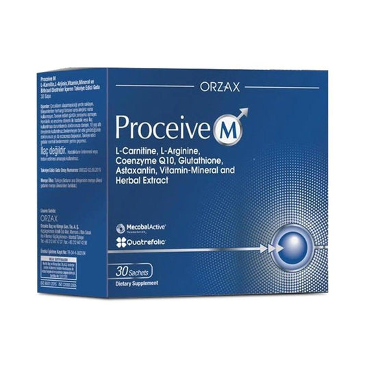 Proceive Dietary Supplement with Antioxidant Support - L-Carnitine, Multivitamin, and Antioxidant Blend in Convenient Sachet Form