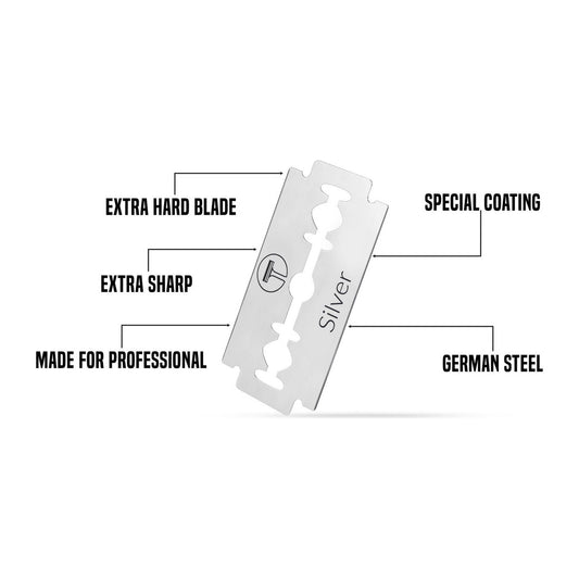 My-Blades Silver Double Edge Razor Blades 10 ct Razor Blades Pasteur Pharmacy