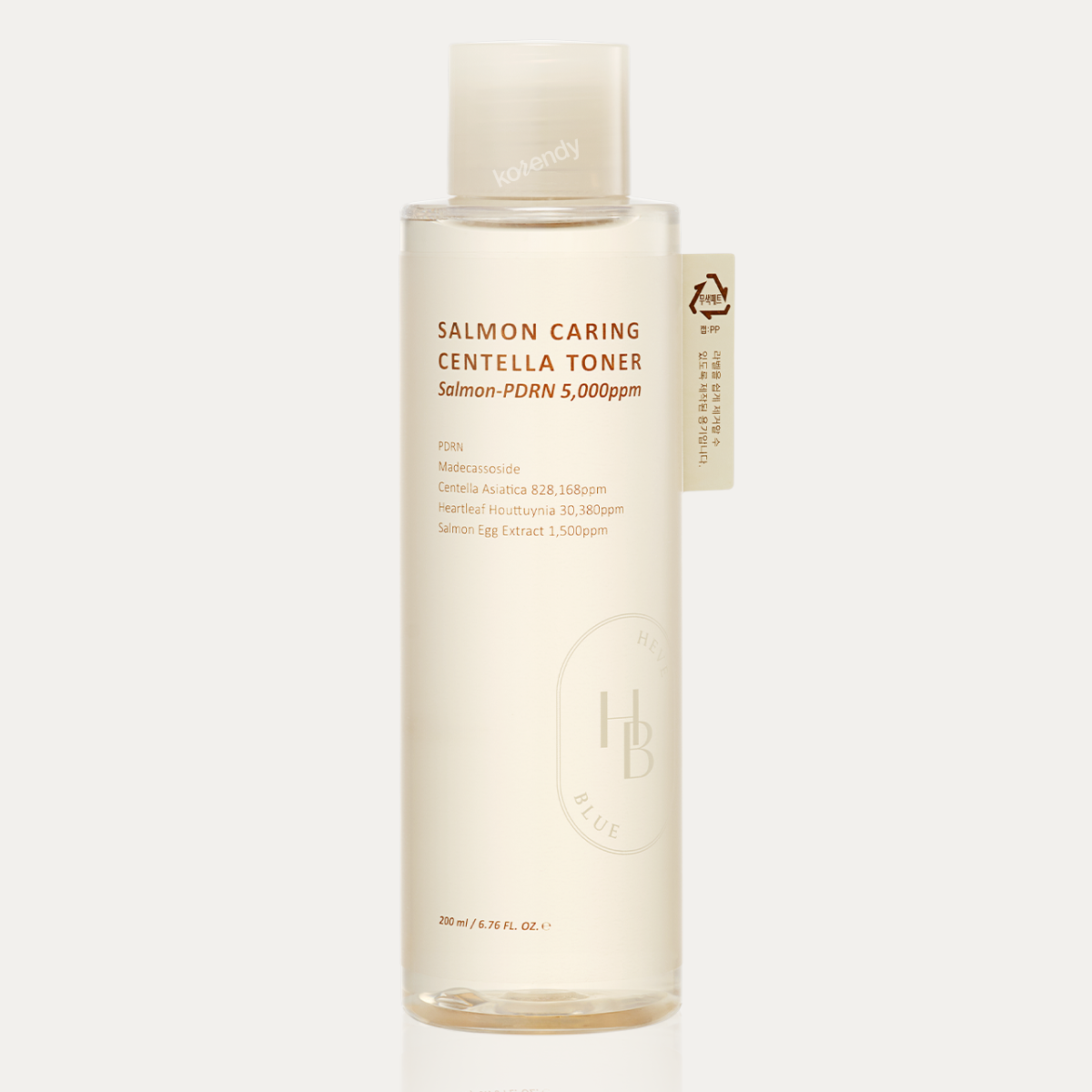 Toner vitalité et équilibre au saumon et à la centella Heveblue 200 ml