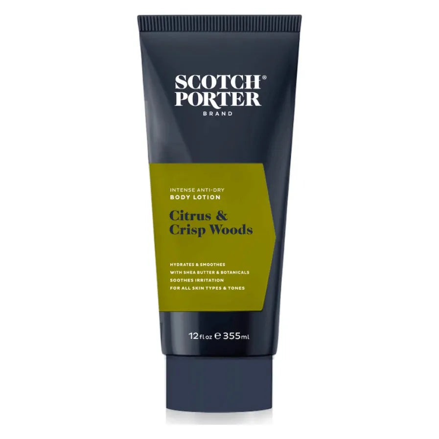 Scotch Porter Citrus & Crisp Woods Body Lotion 12 oz Body Lotion Pasteur Pharmacy
