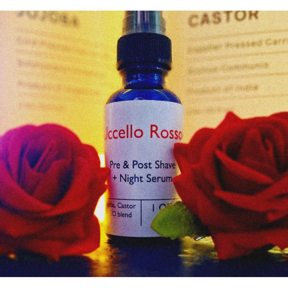 Uccello Rosso Pre & Post Shave + Night Serum 1 Oz Pasteur Pharmacy