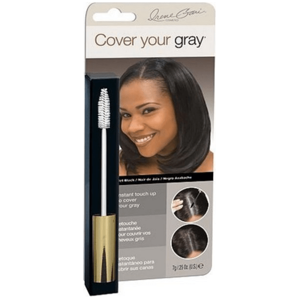Irene Gari Cover Your Gray Brush In Jet Black 0.25 oz Hair Color Pasteur Pharmacy