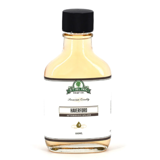 Stirling Soap Co. Haverford Shaving Collection Shaving Set Pasteur Pharmacy Aftershave Splash 100ML