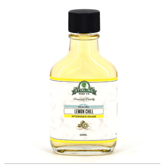 Stirling Soap Co. Glacial - Lemon Chill Shaving Collection Shaving Set Pasteur Pharmacy Aftershave Splash 100ML