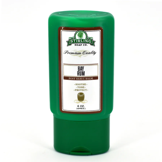 Stirling Soap Co. Bay Rum Shaving Collection Shaving Set Pasteur Pharmacy Post Shave Balm 4oz