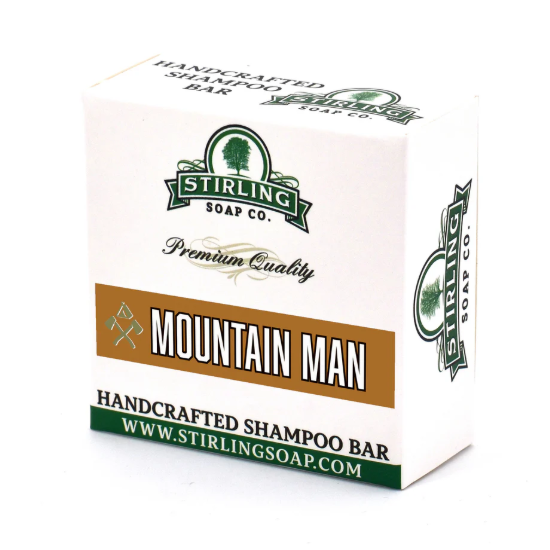 Stirling Soap Co. Mountain Man Shampoo Bar 3.8 Oz Shampoo Bar Pasteur Pharmacy