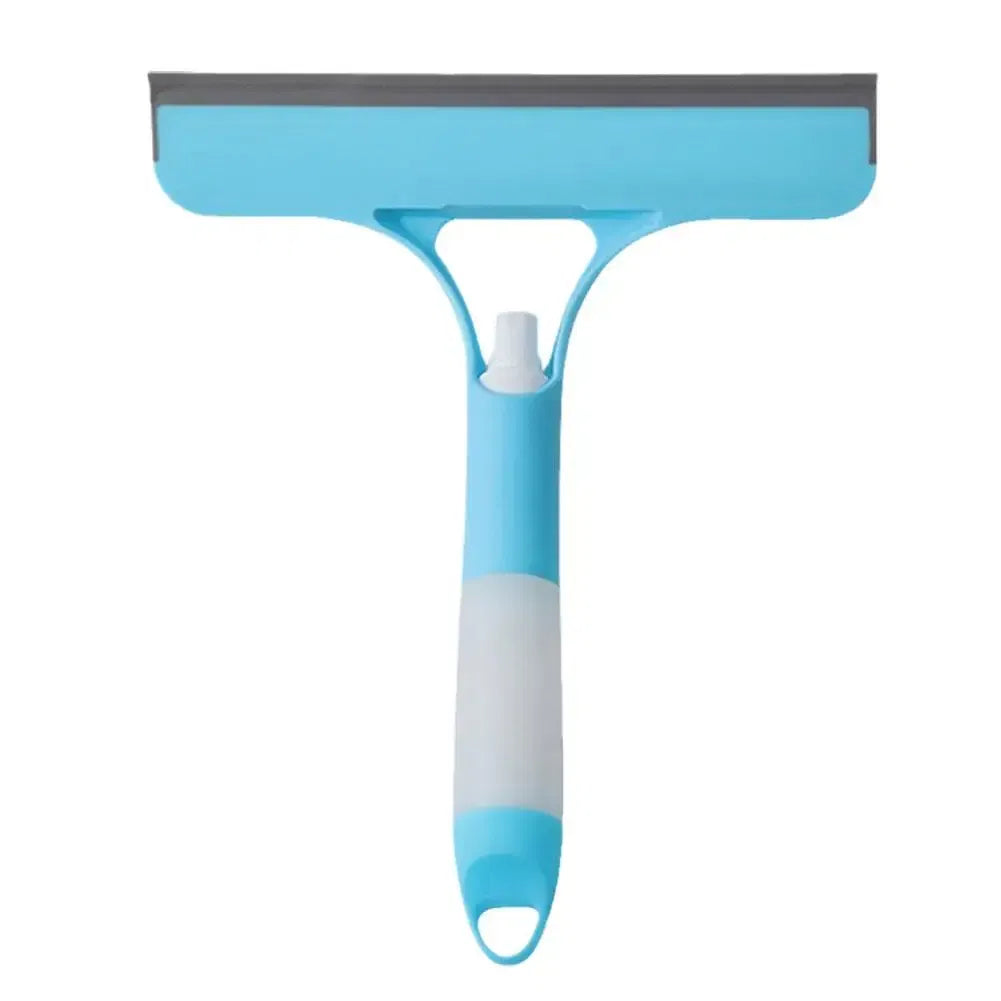 Color: Army Green, Ships From: CHINA - 3 In 1 Glass Cleaning With Spray Bottle Wipe Shower Tool Multi-Purpose Screen Windshield Door Cleaner Car Clean Window Clea X0A4