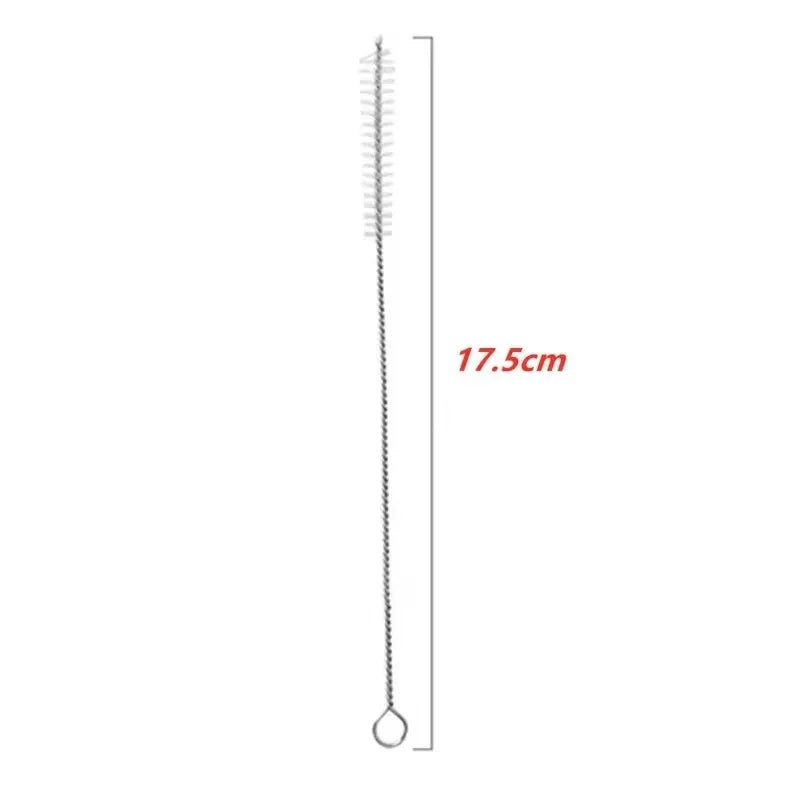 Color: green, Ships From: CHINA - 2-10Pcs Drinking Straw Cleaning Brush Kit Straw Tube Pipe Cleaner Nylon Stainless Steel Long Handle Cleaning Brushes forStraws