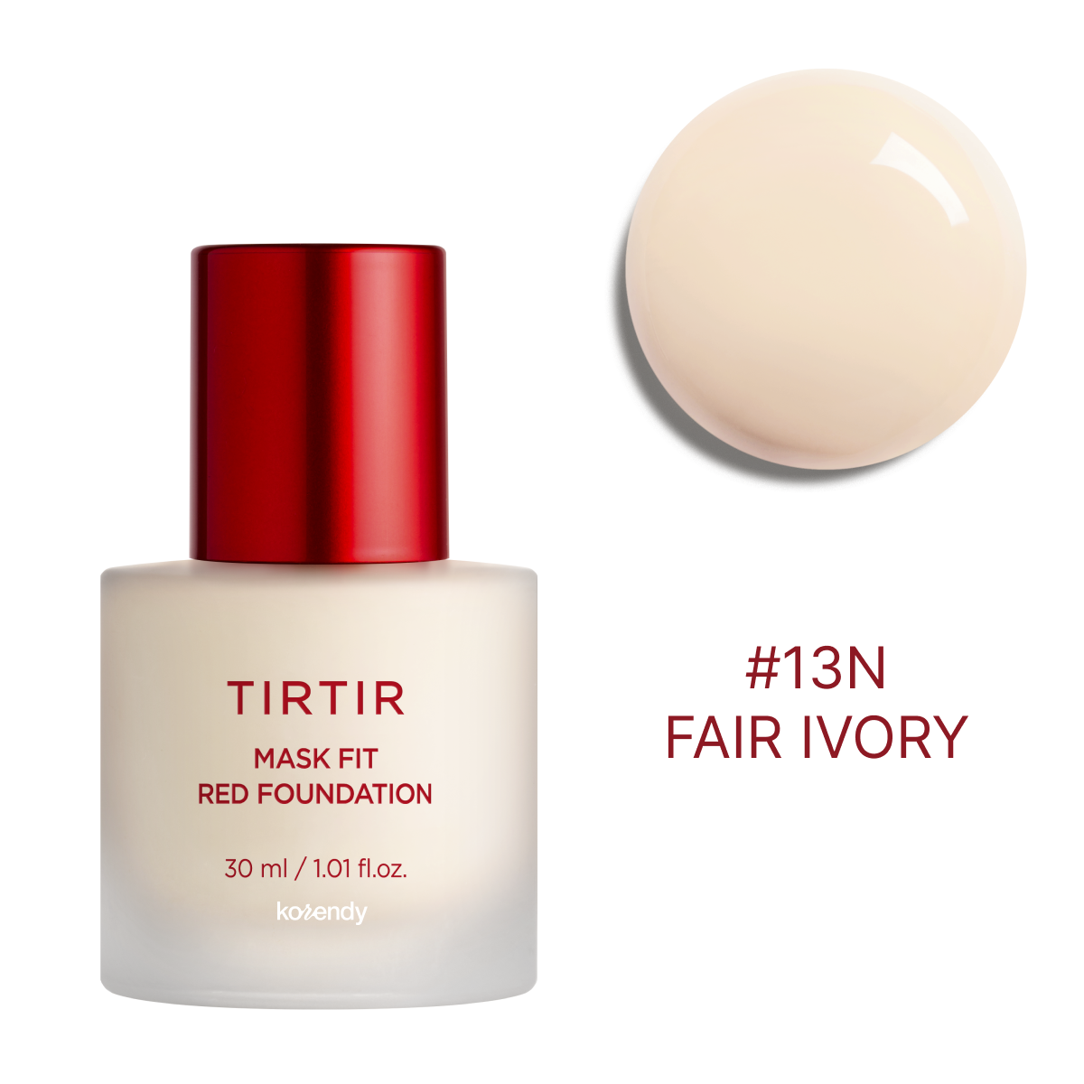 TIRTIR Mask Fit Red Foundation Natural Matte Satin Finish 30ml
