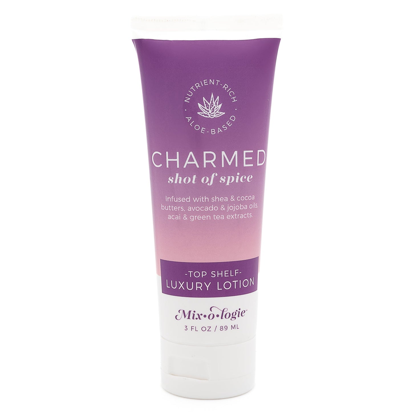 Charmed (shot of spice) | Top Shelf Luxury Lotion (3 Fl. Oz) Women's Lotion MIXOLOGIE