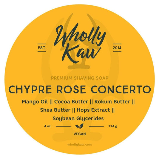 Wholly Kaw Chypre Rose Concerto Shaving Collection Shaving Set Pasteur Pharmacy Shaving Soap 4 oz Vegan