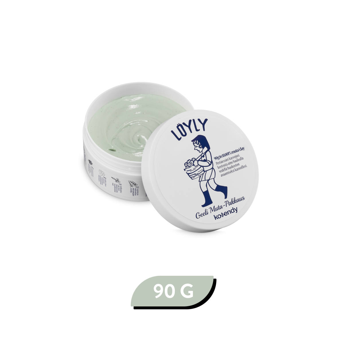 Torhop Loyly Green-mud Collagen Mask Pore Purifying 90g