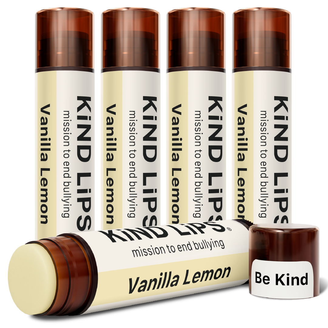 Kind Lips Vanilla Lemon Organic Lip Balm Lip Balm Kind Lips 5 Pack (Best Value)