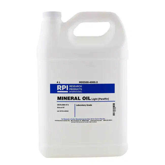 RPI Light Mineral Oil, NF Grade, 4000 mL (4 L) Science & Laboratory Pasteur Pharmacy