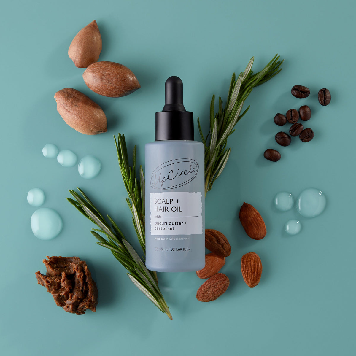 Scalp + Hair Oil with Bacuri Butter + Castor Oil