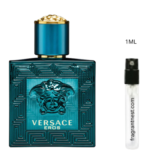 Versace Eros Eau De Toilette Travel Spray | Sample Fragrant Nest 1mL Sample (15 Sprays)