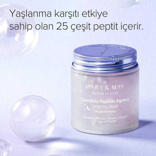 Mary & May Calendula & Peptide Sleeping Mask for Soothing 110g