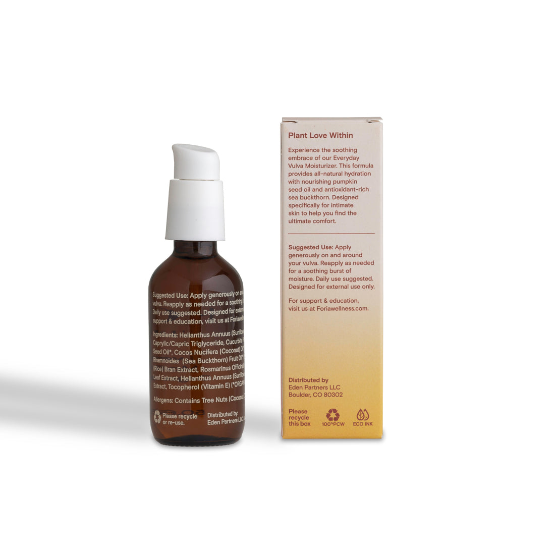 Everyday Vulva Moisturizer with Organic Botanicals