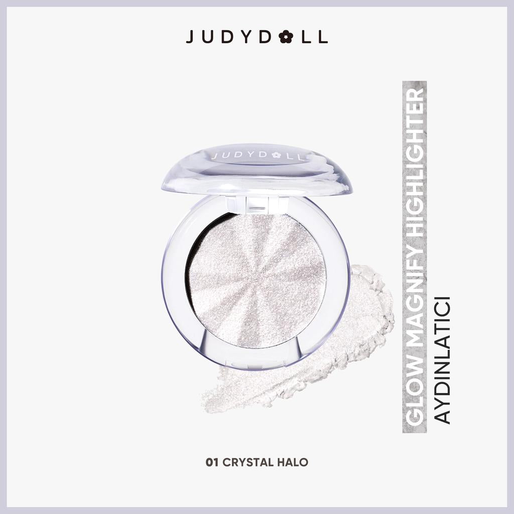 Judydoll Glow Magnify Highlighter for Radiant Shine 01 Crystal Halo