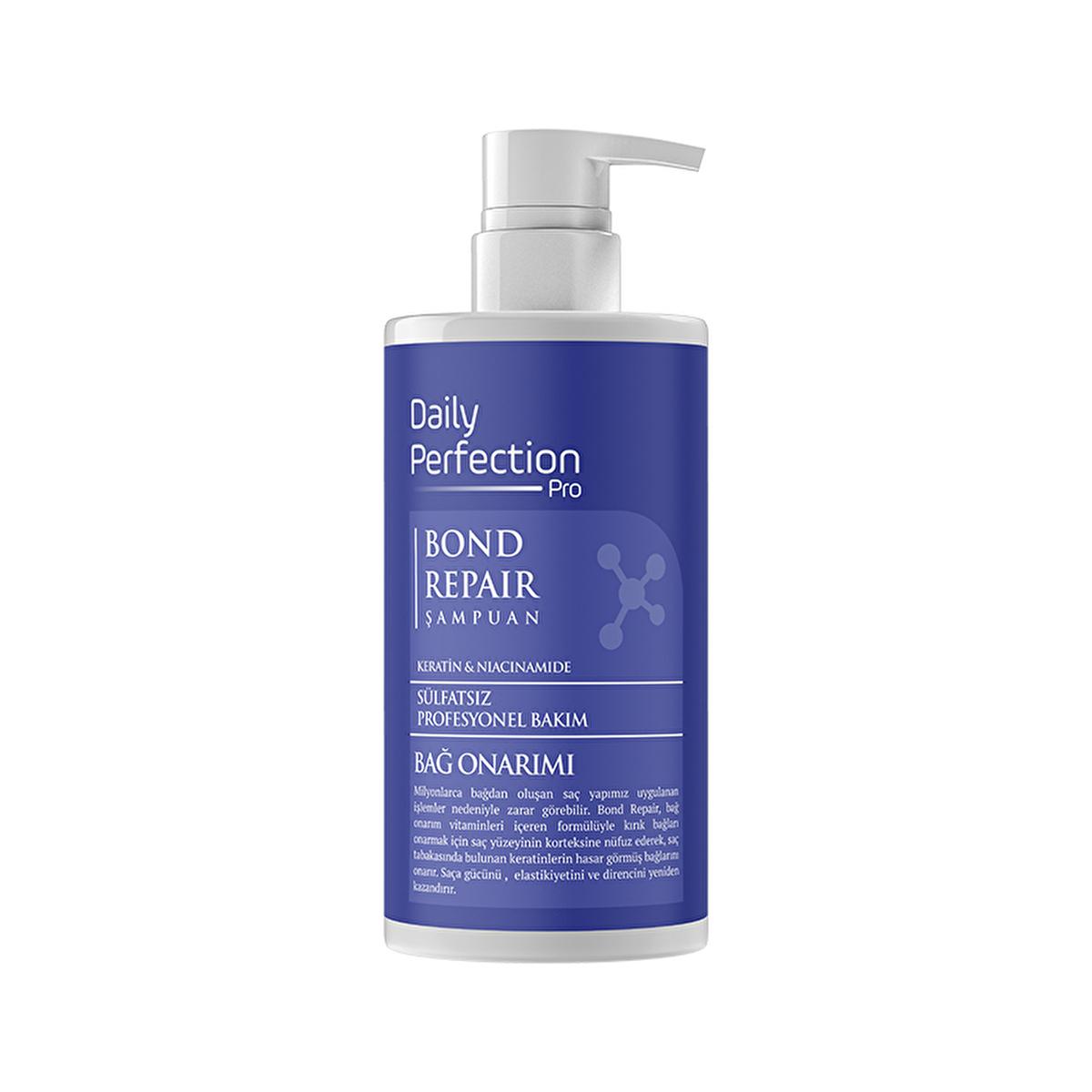 Daily Perfection Pro Bond Repair Shampoo - Nourishing & Repairing for Damaged Hair, 15.22 fl oz