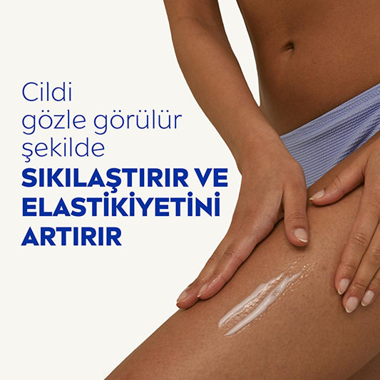 Lait raffermissant pour le corps Nivea Q10 – Resserre visiblement la peau en 10 jours, hydratation intense pendant 48 heures – Avec vitamine C et booster de collagène, absorption rapide