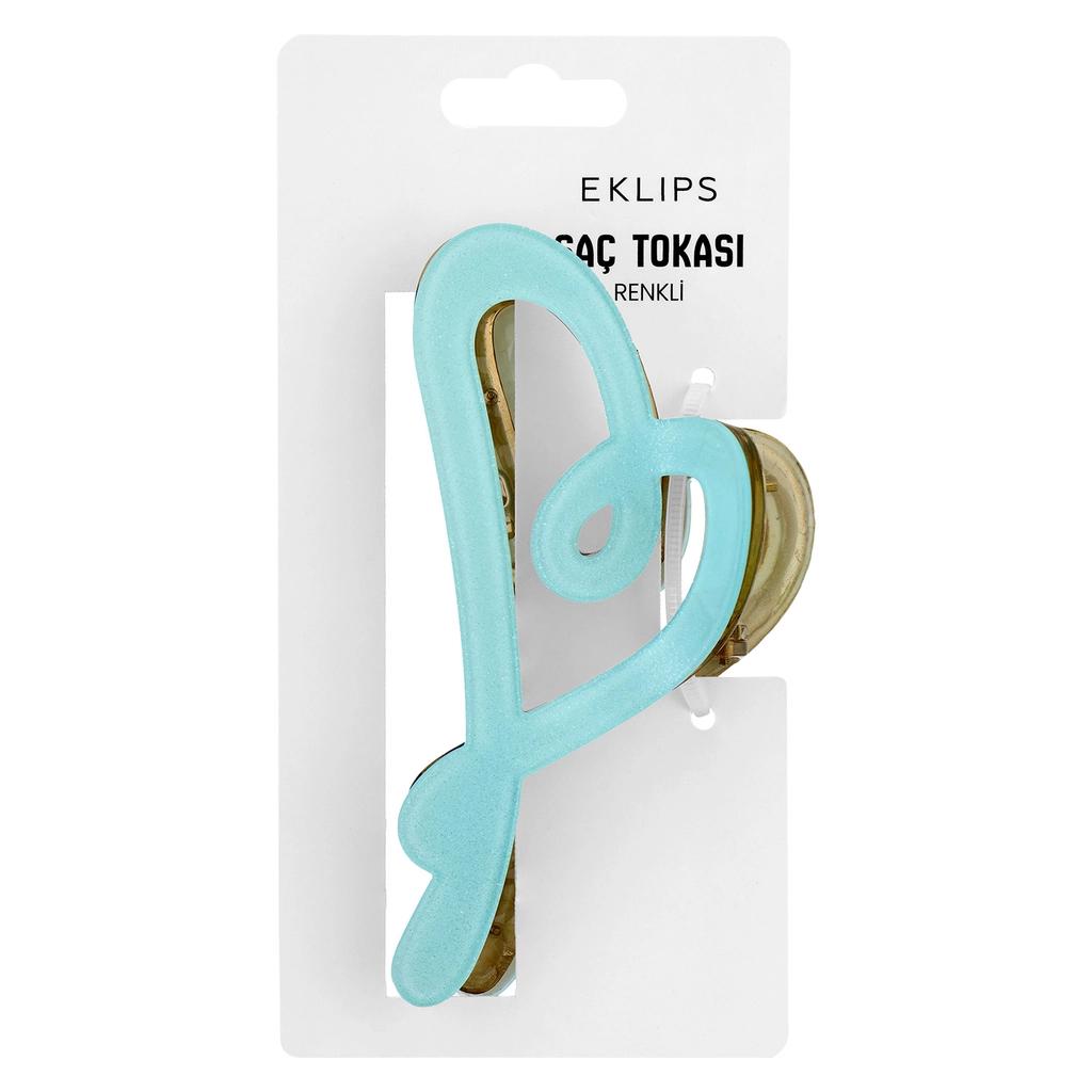 Eklips Light Blue Claw Clip for Secure Hair Styling 1 pc
